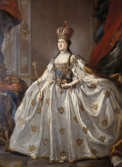 Porträt von Katharina der Großen von Stefano Torelli von Unknown